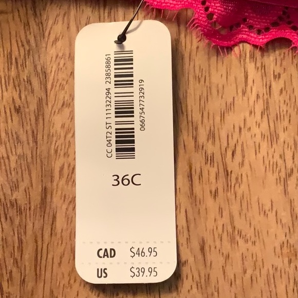 NWT La Senza 36C DIVA Demi Bra - Fuscia. - Picture 2 of 7